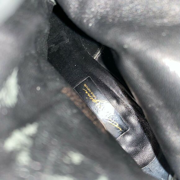 Vince Camuto Booties 6 36 Ankle Boots Black Suede Leather BCBGMaxazria - Picture 9 of 11